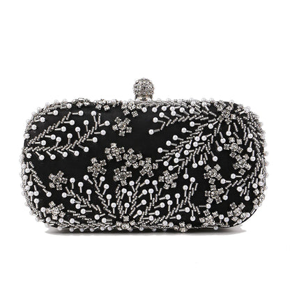 Satin Diamonds Party Hight Quality Women Day Clutch Diamonds Gift Wedding Evening Bags New Arrival Shoulder Chain Purse
