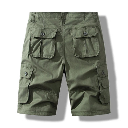 Men's Short Pants Cotton Cargo Shorts Tactical Breeches Casual Sports Man Hiking Fishing Streetwear