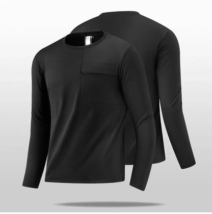 2025 Warm Long-Sleeved Fitness Jacket High-Quality Outdoor Sports Top with Stand-Up Collar for Autumn/Winter Running