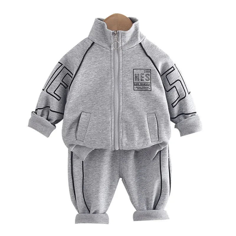 New Spring Autumn Baby Clothes Suit Children Boys Jacket Pants 2Pcs/Sets Kids Girls Clothing Infant Costume Toddler Tracksuits
