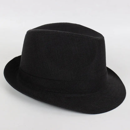 Spring&Autumn Men Fedoras  Top Jazz Plaid Hat Adult Bowler Hats Classic Version Chapeau Hats