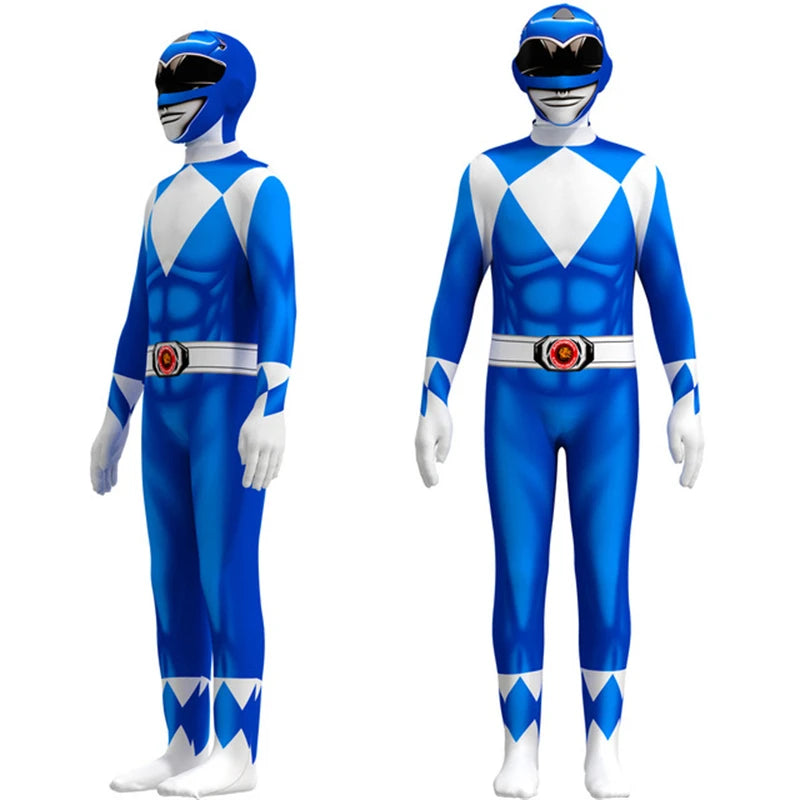 Morpher Superhero Samurai Sentai Shinkenger Rangers Cosplay Fantasia Halloween Costume Mask for Men Boy
