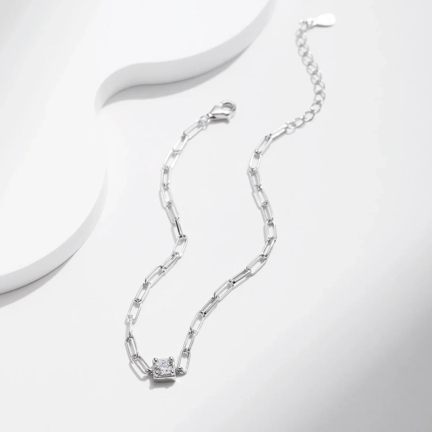 Clear D Color Moissanite Bracelet 0.3 Carat Lab Diamond 925 Sterling Silver Elegant Bracelet For Women Fine Jewelry