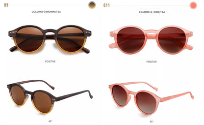 (S Size) Retro Circular Polarized Sunglasses 2026 2025 Men Women Vintage Small Round Sun Glasses UV400 Goggles Shades