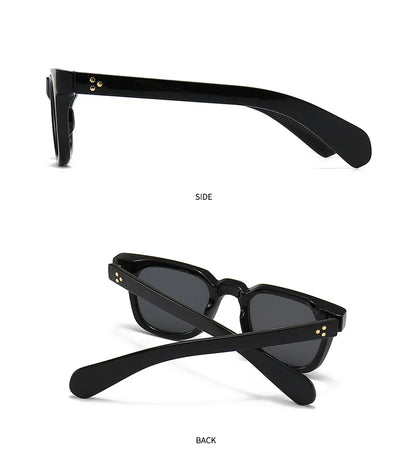 2026 Luxury Square Men Wmen Sunglasses Fashion Gradient Driving Shades Eyewear Vintage Green Trendy Rivets Sun Glasses UV400
