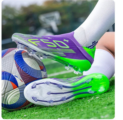 New Men's Soccer Shoes Non Slip Indoor Football Boots Sport Comfortable Grass Cleats Ultralight Fg Turf Futsal Adult Non-Slip