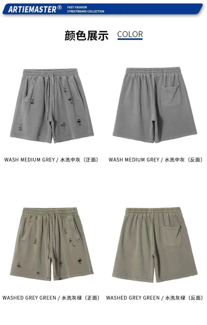 cut-up vintage shorts