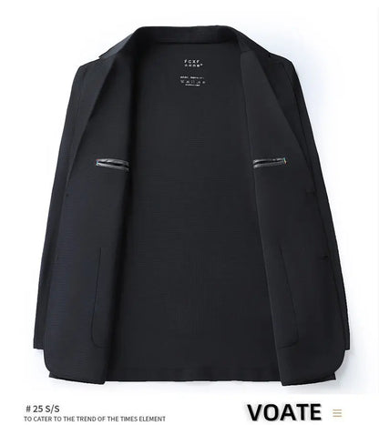 Blazer Summer Men's Casual Fashion Korean-style Business Solid Color Breathable, Lightweight and Sun-protective Clothing Blazer
