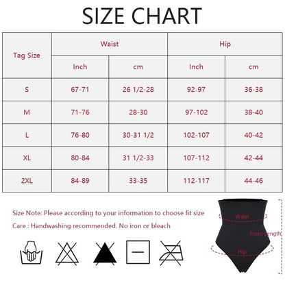Miss Moly Women Sexy Thong Tummy Control Slimming Panties High Waist Trainer Seam-free Shapewear Girdle Bodysuit Body Shaper