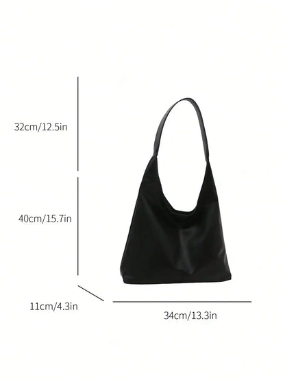 Large Capacity Solid Color Women's Shoulder Bag, Multifunctional Crossbody Bag, Women's Shoulder Tote Bag, Large Capacity Crossbody Tote Bag, Casual Work Bag
