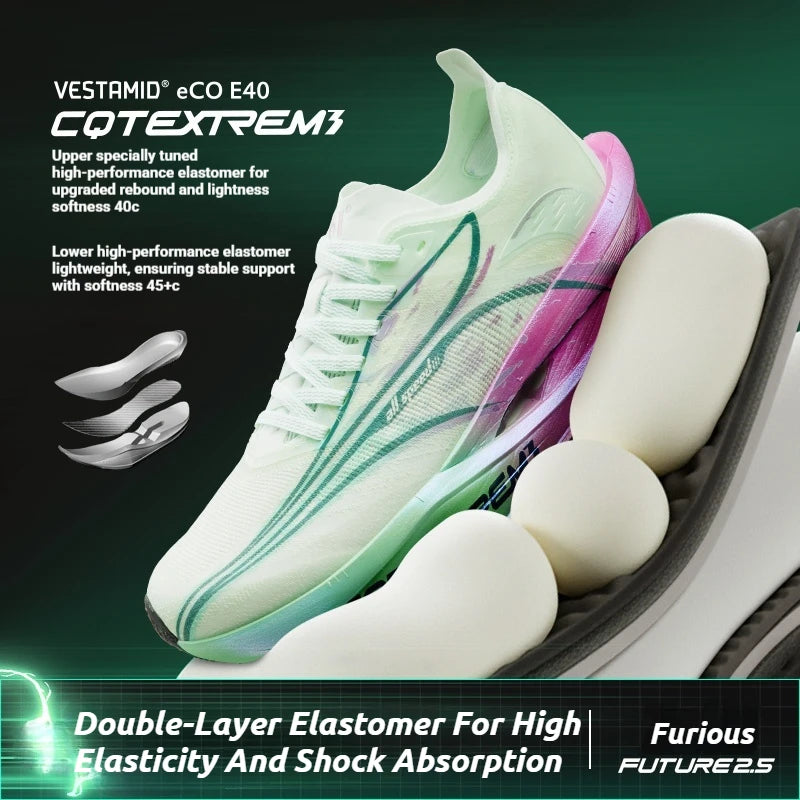 Future 2.5 Running Shoes Marathon Plate Racing Carbon Breathable Durable Cushioned Stable Sneakers 672612228