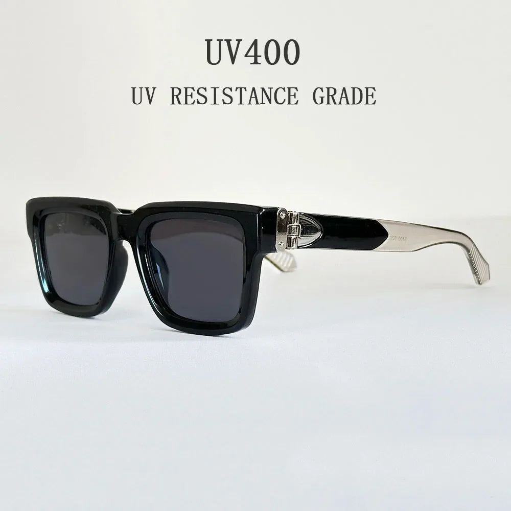 Millionaire Square Sunglass Men Vintage Luxury Sunglasses 2025 Trendy Fashion Glasses Gafas De Sol Hombre Lunette Soleil Femme