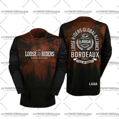 2025 newcomer motorcycle riding jerseys Loose rider shirt DH off-road motorcycle breathable sports T-shirt