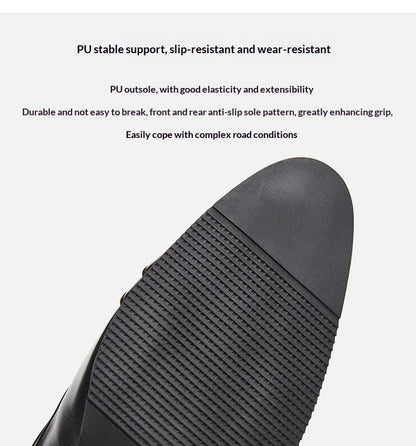Men Business Formal Height Increasing Leather Shoes Classic Retro Elevated Loafers Lift Dress Shoes for Wedding Banquet Office