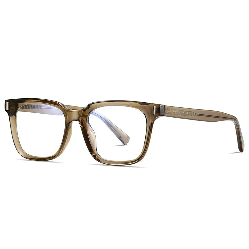 Men's Anti Blue Light Reading Glasses Brand Design Myopia Prescription Glasses Men Simple Optical Eyewear Glasses Frame