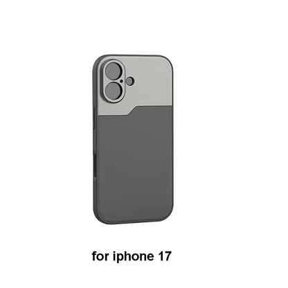 Mini Vlog 17MM Thread Lens Mount Phone Case for iPhone 17 Pro Max Air Protective Cover Anamorphic Macro Wide Angle Lens Mount