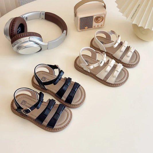 Bow-knot Girls Sandals Fashion Princess Classic Baby Girl Kids Summer Sandals Hot Sale Leisure Children Sweet Shoes Child I03072