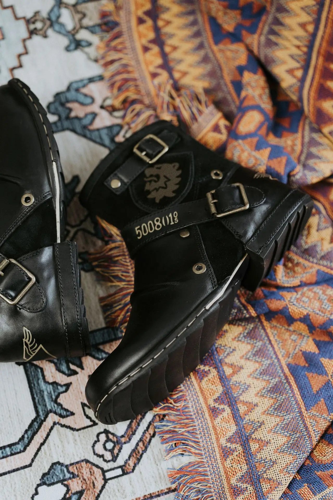 Men Boots Luxury Handmade Men Ankle Boots Metal Buckle Zipper Motorcycle Boots Outdoor Plus Size 39-48 Punk Bottines 2024