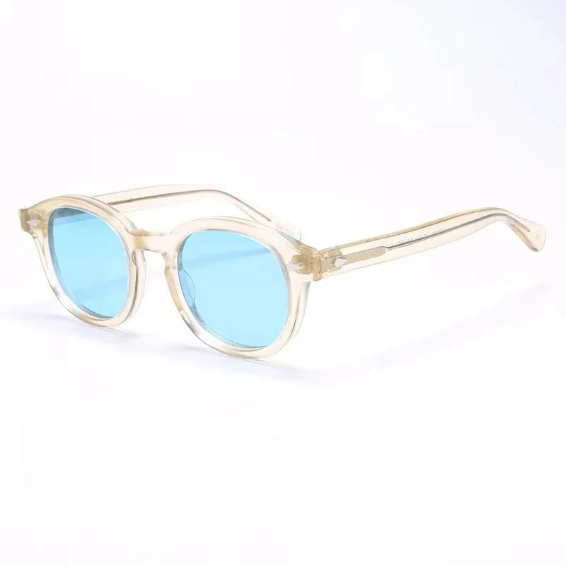 Premium Trendy Polarized Men Women Sun Glasses Vintage Acetate Frames Square Male Couple Eyewear