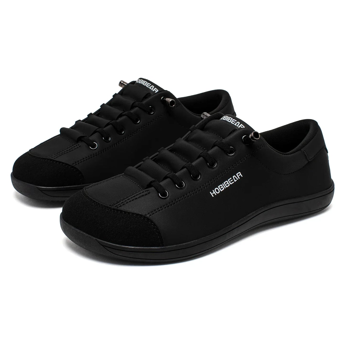 Unisex Barefoot Wide Toe Shoes Women Men Artificial Leather Minimalist Sneakers Adjustable Slip On Walking Shoes