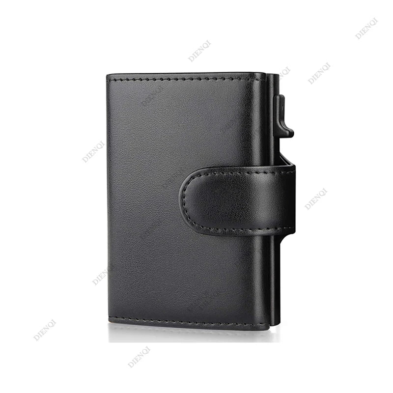 Microfiber Leather Men Wallets Fashion Card Holder Trifold Wallet Money Bags Smart Slim Thin Coin Pocket Wallet Purse