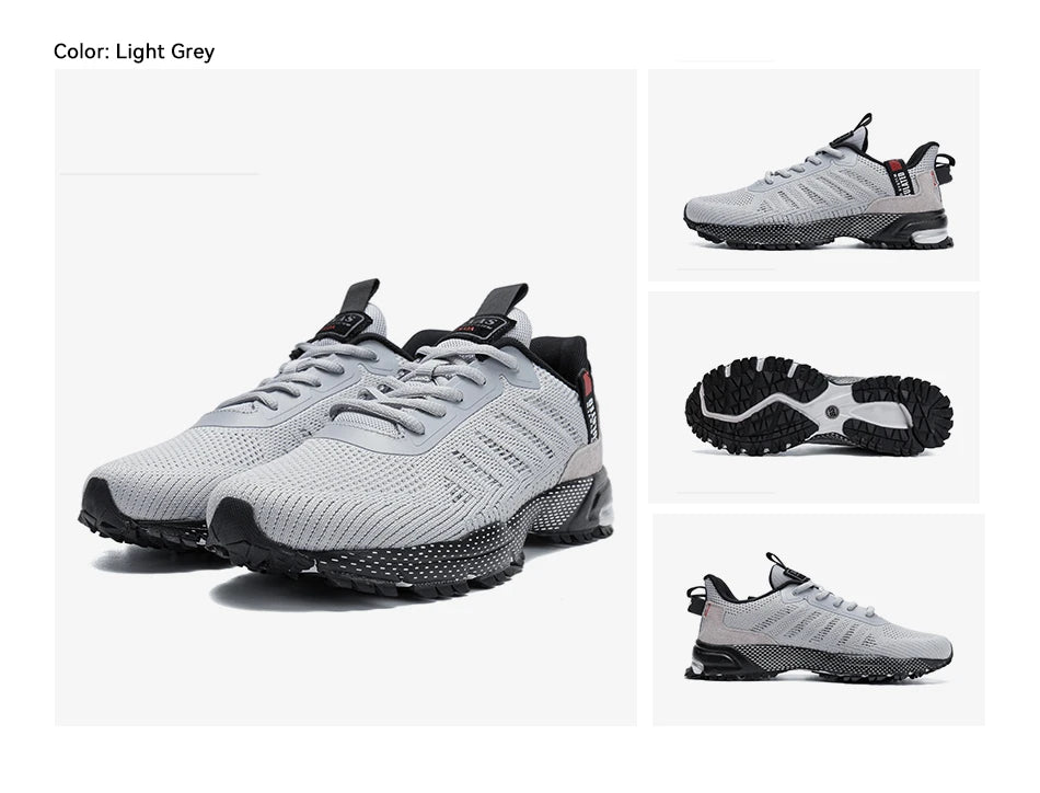 Men Sneakers Outdoor Casual Lightweight Breathable Tennis Shoes Male Fashion Designer Mesh Professional Running Shoes