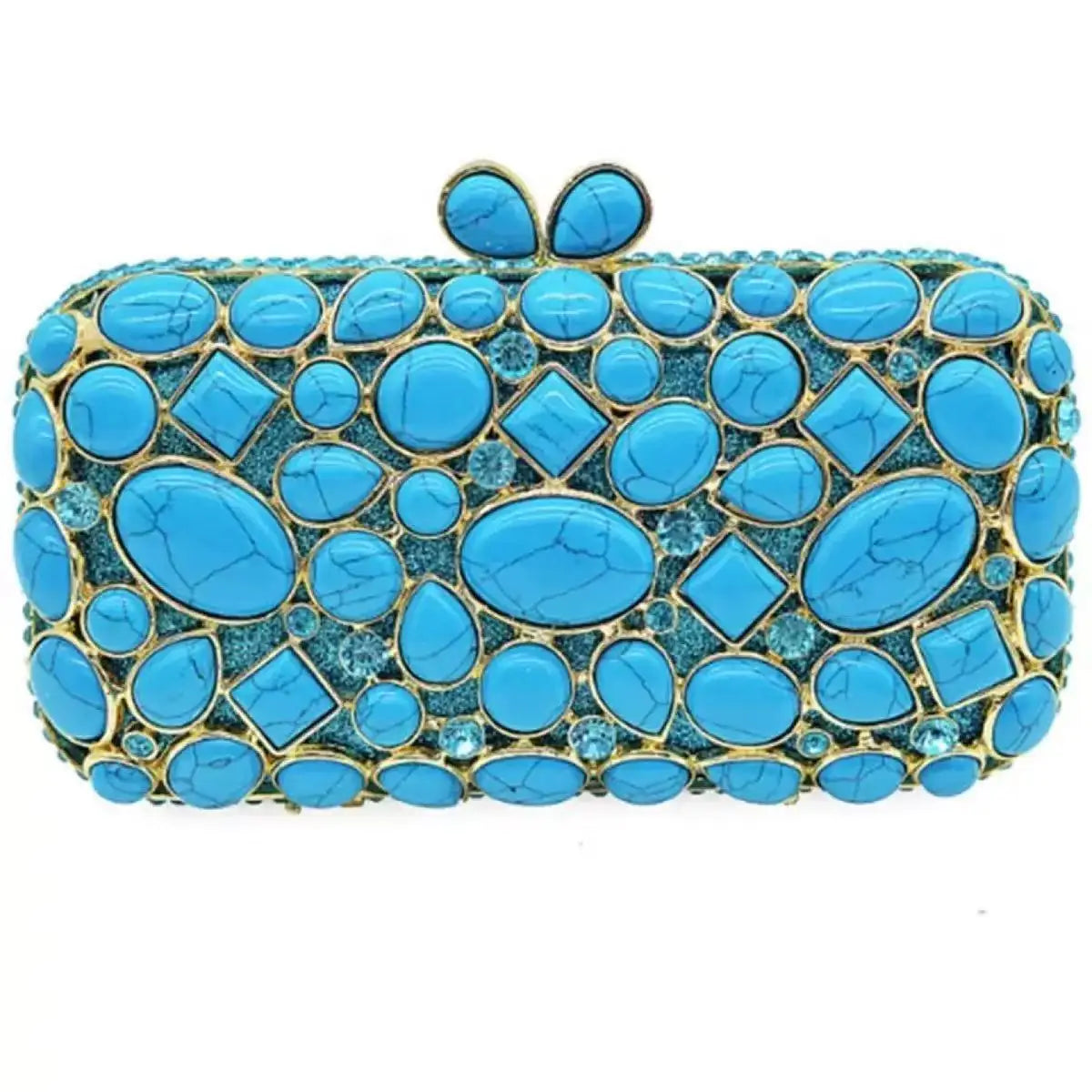 Natural Rhinestone Handmade Clutch Women Wedding Party Cocktail Evening Bag Colorful Diamond Handbag Fashion Yellow Purse
