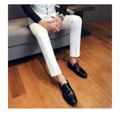 2022 Spring Summer New Men Suit Pants Solid Color Casual Business Dress Pants Slim Fit Trousers Formal Men Social Casual Pants