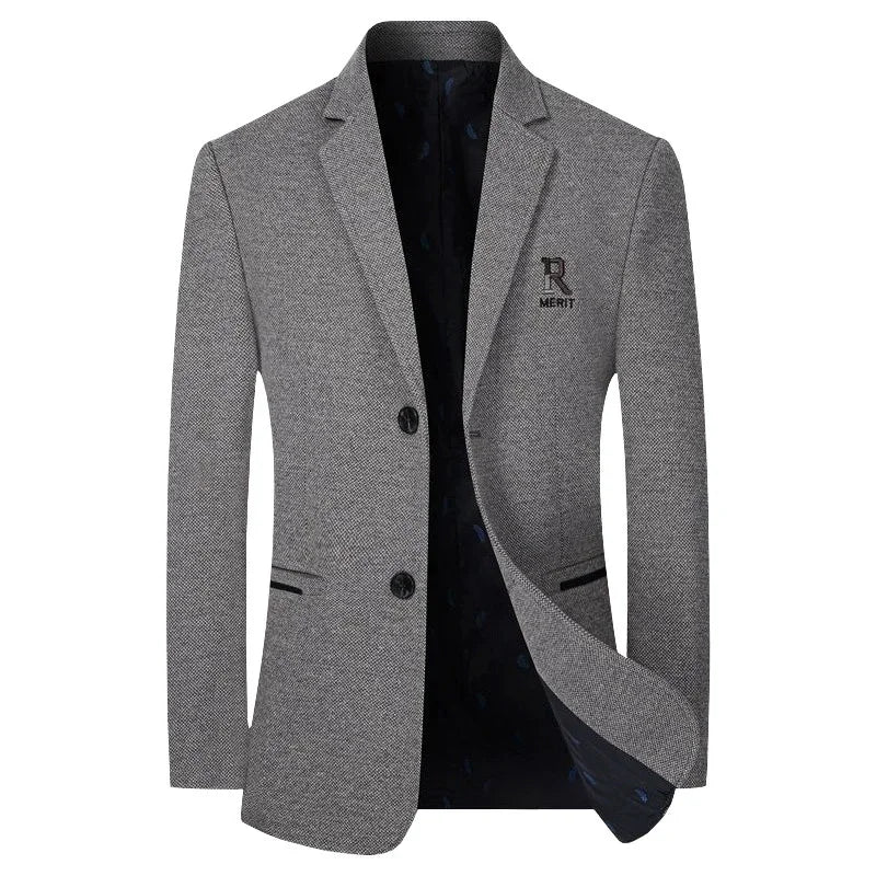 Brand 2026 Spring Business Blazer for Men Solid Autumn Casual Men's Jacket Blazer Fashion Single Breasted Suits Mens