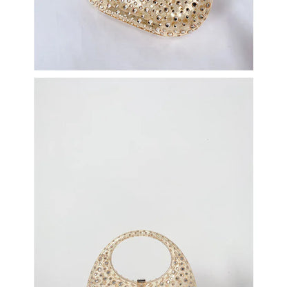 Fashion Women Diamond Handbags and Purses Transparent Acrylic Luxury Party Prom Evening Bag Casual Bling Bling Clear Clutch