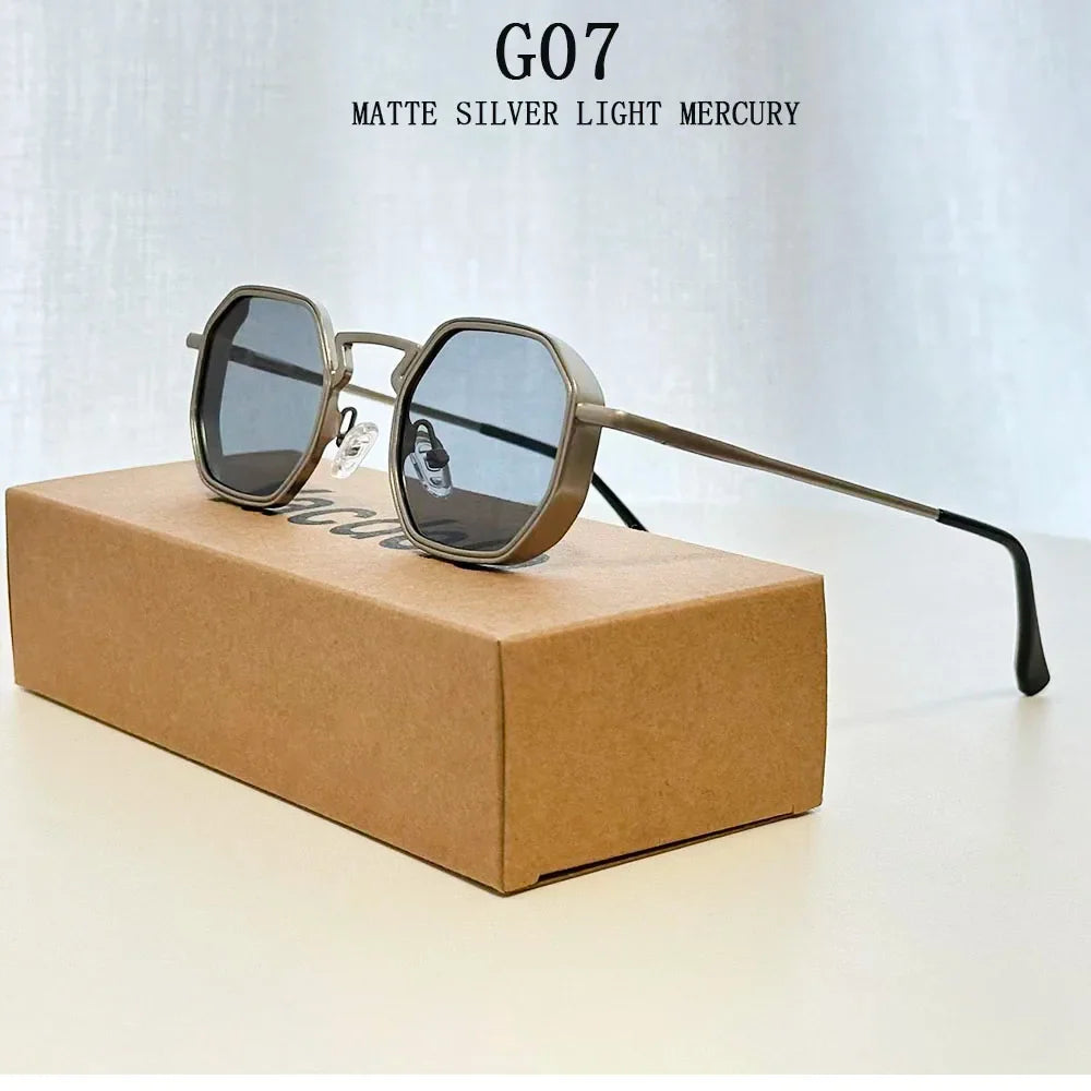 Steampunk Sunglass Men 2025 Square Sunglasses Women Trendy And Fashionable Vintage Fashion Glasses Gafas De Sol Hombre Zonnebril