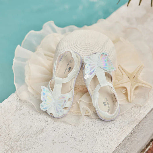 Girls Sandals Cool Anti-slip Children Summer Shoes Beach Protect Toes Soft Casual Sandal Butterfly Outdoors DB2262315