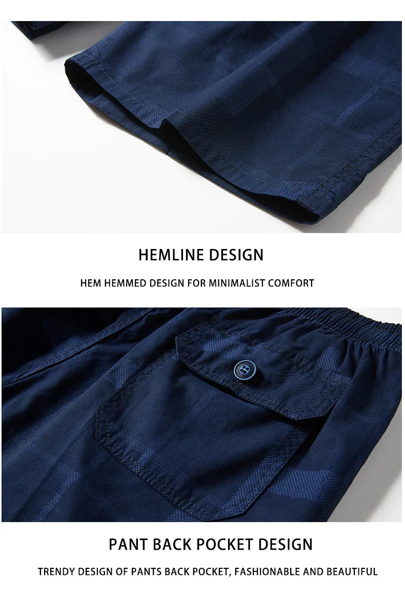 Quality Fashion Print Shorts Men Hawaii Beach Casual Shorts Outdoor Sports Elastic Waist 6XL Oversize Red Baggy Half Pants