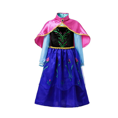 Kids Princess Dress Variety Set for Girl Cosplay Halloween Birthday Party Costume Gown 2-8Y Vestido Girls Birthday Gifts