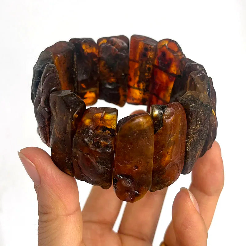 New Amber Bracelet&Bangle for Unisex Gogerous Gift 100% Natural Genuine Bead Factory Baltic Stone Europe Unique Jewelry Supplier