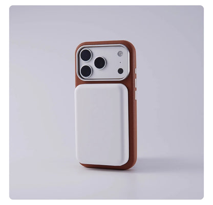 Luxury Rotation KickStand Business PU Leather Case For iPhone 17 Pro Max 16 15 14 13 For MagSafe Magnetic Matte Shockproof Cover