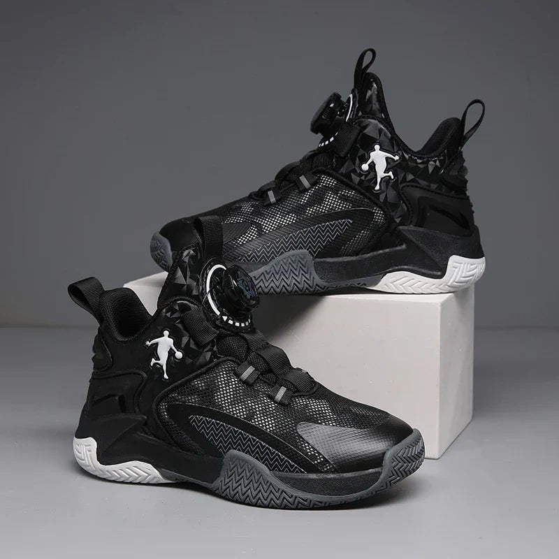 New Children's Basketball Shoes Mesh Breathable Sports Shoes For Teenagers Non-Slip Wear-Resistant Basketball Sneakers Kids