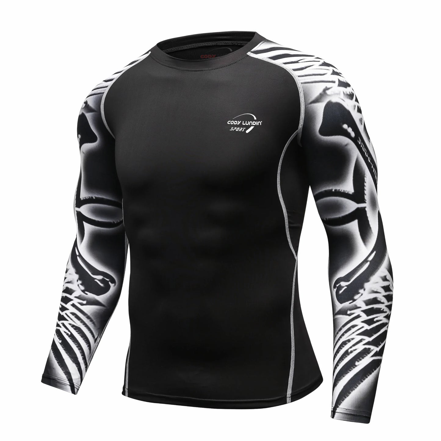 Cody Lundin Men Long Sleeve Compression Athletic Workout Shirt Water Sports UPF 50+ Rash Guard High Quality Jiu Jitsu Gi BJJ Top