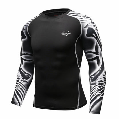 Cody Lundin Men Long Sleeve Compression Athletic Workout Shirt Water Sports UPF 50+ Rash Guard High Quality Jiu Jitsu Gi BJJ Top