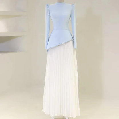Customized Elegant A-Line Long Dirlls Wedding Prom Dresses Exquisite High Quality Special Fashion Formal Party Gown for Women