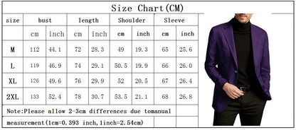 Spring Autumn Men's Business Casual Blazers Solid Fashion Suit Outwear Male Single Breasted Turn Down Collar Office Suit Jacket