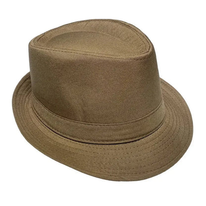 Summer Solid Bright Color Sun Hat British Jazz Hat Top Hat Men's Top Hat Winter Middle-aged and Elderly Jazz Warm Hat Fedora Hat