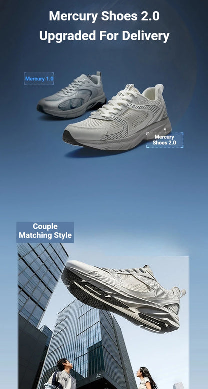 Cryo Mercury Shoes 2.0 Breathable Comfortable Leather Mesh Perforated Insole Shock Absorption Male Sneaker 672626768