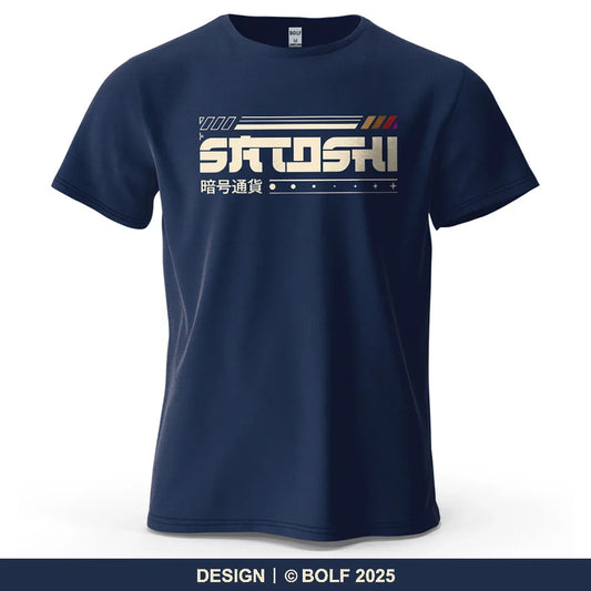 Satoshi and Crypto Printed Men's T-Shirt 100% Cotton Oversized Tech Theme Outfits Graphic Tees for Women Tops Tees Streetwear