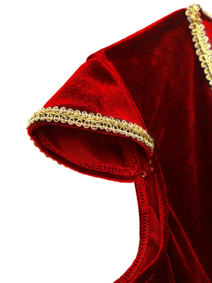Boys Mythical Prince Arabian Carnival Cosplay Outfit Halloween Party Arabian Prince Role Play Waistcoat Vest Top+Belted Pants