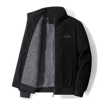 Men 2025 Winter Brand Thick Warm Fleece Jacket Men Fashion Windproof Outdoor Coat Men Autumn Outwear Classic Casual Jacket Men