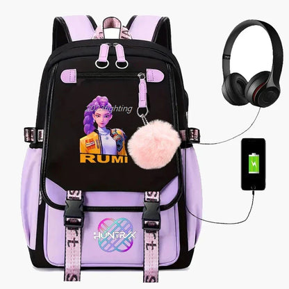 Backpack Cartoon Rucksack Girls School Bag High Capacity Women Backpack