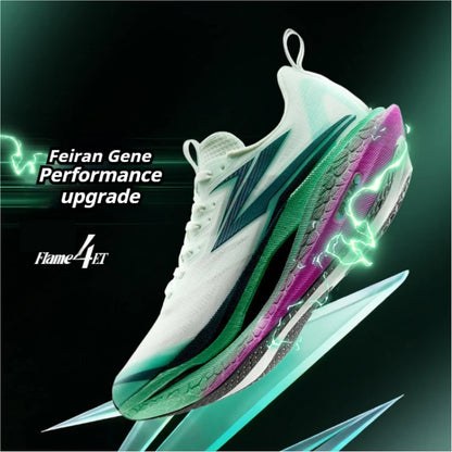 Flame 4 ET Men's Running Shoes Racing Marathon Shock-absorbing Rebound Breathable Cushioning Male Sneakers 672612223