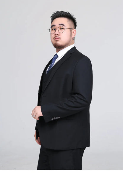 Plus Size Suit Vest for Men Smart Casual Mens Vest Single-breasted Waistcoat for Business Wedding Groomsman Spring Summer Autumn