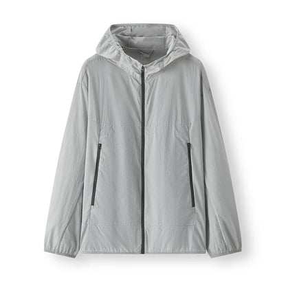 Sun Protection Jacket Men Lightweight Cool Feeling Triple Protection Hooded Top 2025 New Summer Jacket for Outdoor